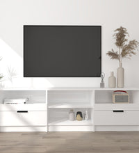 TV-Schrank Hochglanz-Weiß 150x33,5x45 cm Holzwerkstoff