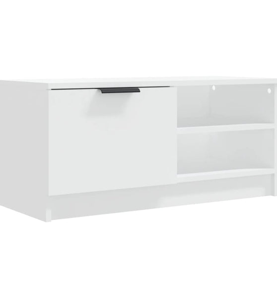 TV-Schrank Weiß 80x35x36,5 cm Holzwerkstoff