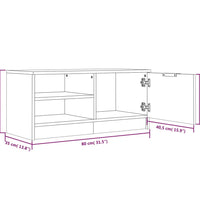 TV-Schrank Sonoma-Eiche 80x35x36,5 cm Holzwerkstoff