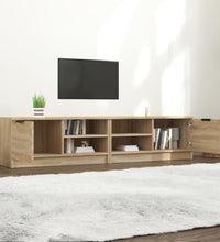 TV-Schränke 2 Stk. Sonoma-Eiche 80x35x36,5 cm Holzwerkstoff