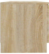 TV-Schränke 2 Stk. Sonoma-Eiche 80x35x36,5 cm Holzwerkstoff