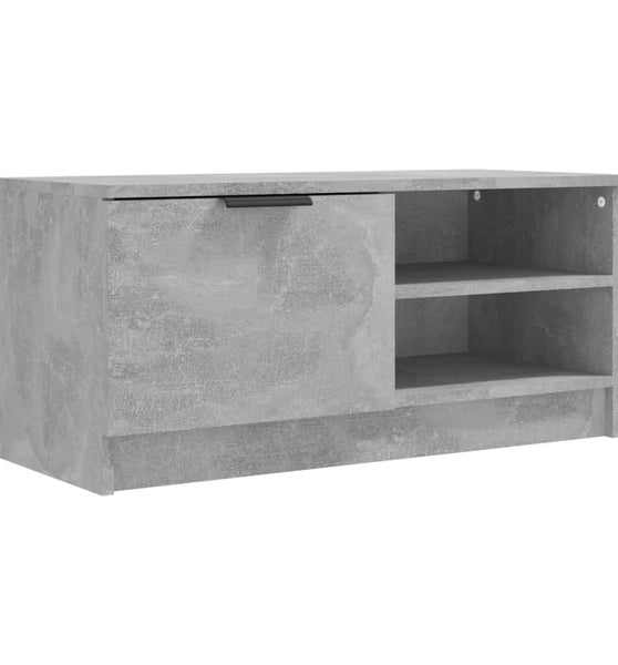 TV-Schrank Betongrau 80x35x36,5 cm Holzwerkstoff