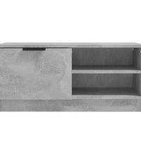 TV-Schrank Betongrau 80x35x36,5 cm Holzwerkstoff