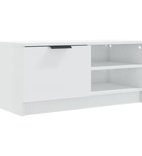 TV-Schrank Hochglanz-Weiß 80x35x36,5 cm Holzwerkstoff