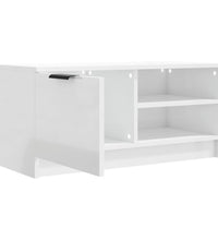 TV-Schrank Hochglanz-Weiß 80x35x36,5 cm Holzwerkstoff