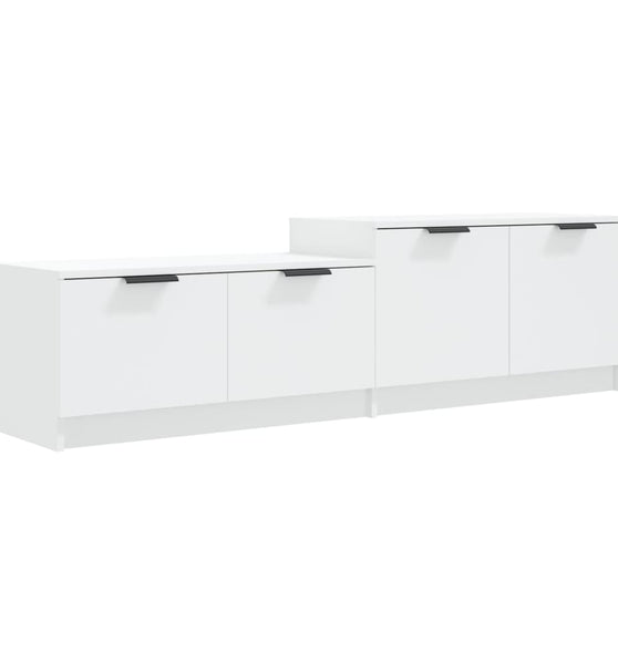 TV-Schrank Weiß 158,5x36x45 cm Holzwerkstoff