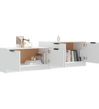 TV-Schrank Weiß 158,5x36x45 cm Holzwerkstoff