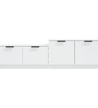 TV-Schrank Weiß 158,5x36x45 cm Holzwerkstoff