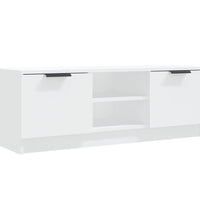 TV-Schrank Weiß 102x35x36,5 cm Holzwerkstoff