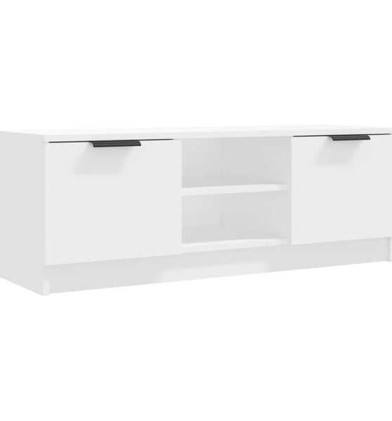 TV-Schrank Weiß 102x35x36,5 cm Holzwerkstoff