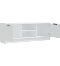 TV-Schrank Weiß 102x35x36,5 cm Holzwerkstoff