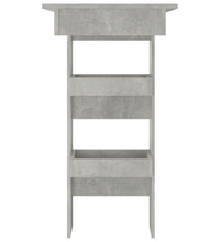 Wand-Bartisch Betongrau 102x45x103,5 cm Holzwerkstoff