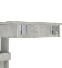 Wand-Bartisch Betongrau 102x45x103,5 cm Holzwerkstoff