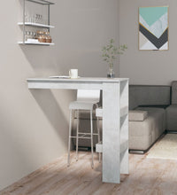 Wand-Bartisch Betongrau 102x45x103,5 cm Holzwerkstoff