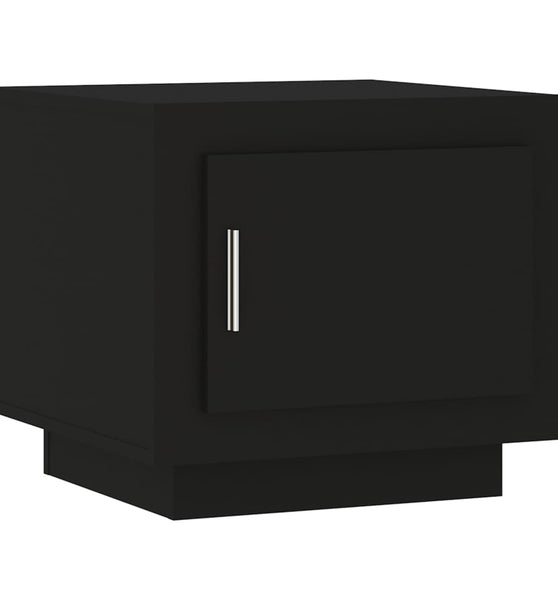 Couchtisch Schwarz 51x50x45 cm Holzwerkstoff
