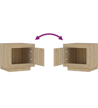 Couchtisch Sonoma-Eiche 51x50x45 cm Holzwerkstoff