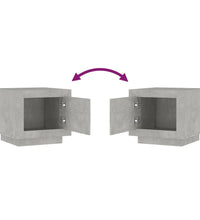 Couchtisch Betongrau 51x50x45 cm Holzwerkstoff