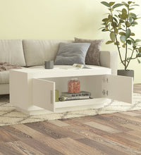Couchtisch Weiß 102x50x45 cm Holzwerkstoff