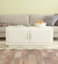 Couchtisch Weiß 102x50x45 cm Holzwerkstoff