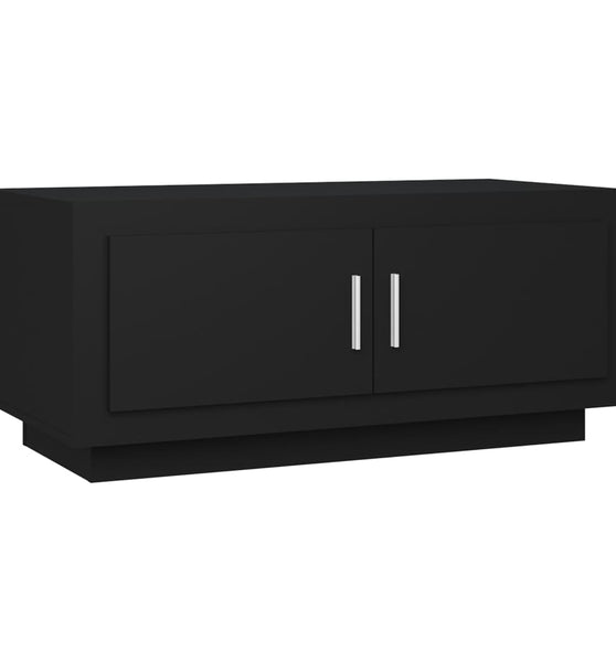 Couchtisch Schwarz 102x50x45 cm Holzwerkstoff