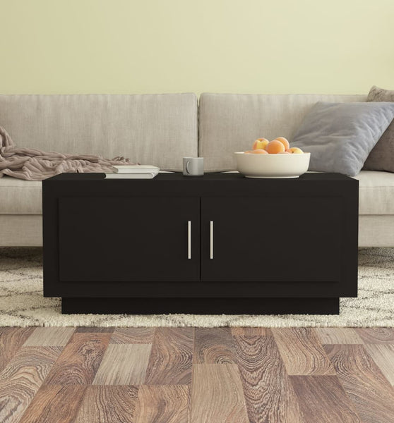 Couchtisch Schwarz 102x50x45 cm Holzwerkstoff