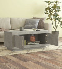 Couchtisch Betongrau 102x50x45 cm Holzwerkstoff