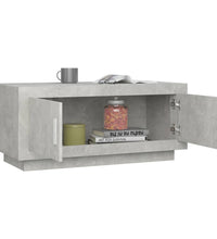 Couchtisch Betongrau 102x50x45 cm Holzwerkstoff