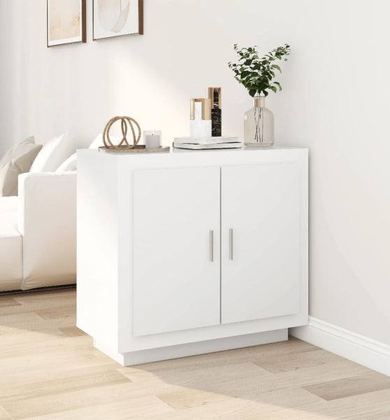 Sideboard Weiß 80x40x75 cm Holzwerkstoff