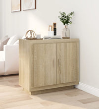 Sideboard Sonoma-Eiche 80x40x75 cm Holzwerkstoff