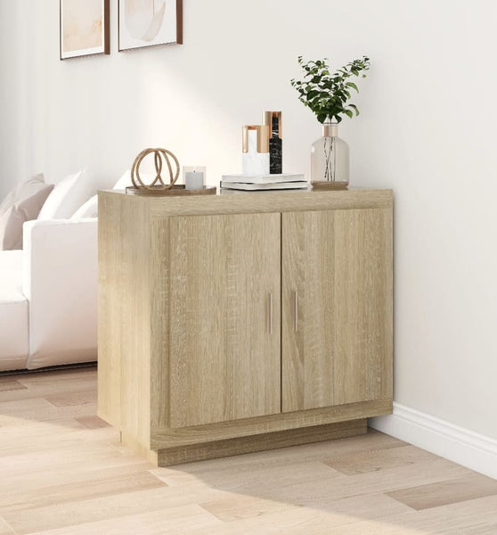 Sideboard Sonoma-Eiche 80x40x75 cm Holzwerkstoff