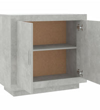 Sideboard Betongrau 80x40x75 cm Holzwerkstoff