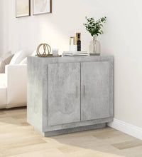 Sideboard Betongrau 80x40x75 cm Holzwerkstoff