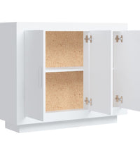 Sideboard Weiß 92x35x75 cm Holzwerkstoff
