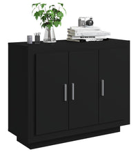 Sideboard Schwarz 92x35x75 cm Holzwerkstoff