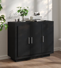 Sideboard Schwarz 92x35x75 cm Holzwerkstoff