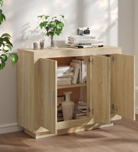 Sideboard Sonoma-Eiche 92x35x75 cm Holzwerkstoff