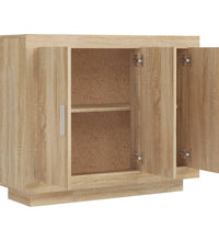 Sideboard Sonoma-Eiche 92x35x75 cm Holzwerkstoff