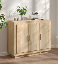 Sideboard Sonoma-Eiche 92x35x75 cm Holzwerkstoff