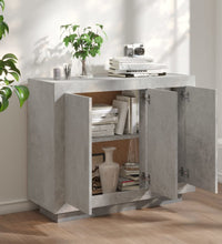 Sideboard Betongrau 92x35x75 cm Holzwerkstoff