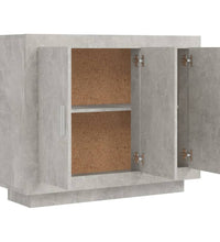 Sideboard Betongrau 92x35x75 cm Holzwerkstoff