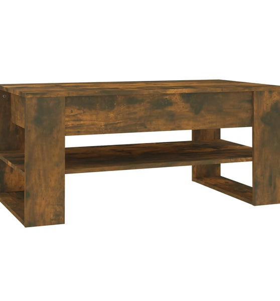 Couchtisch Räuchereiche 102x55x45 cm Holzwerkstoff