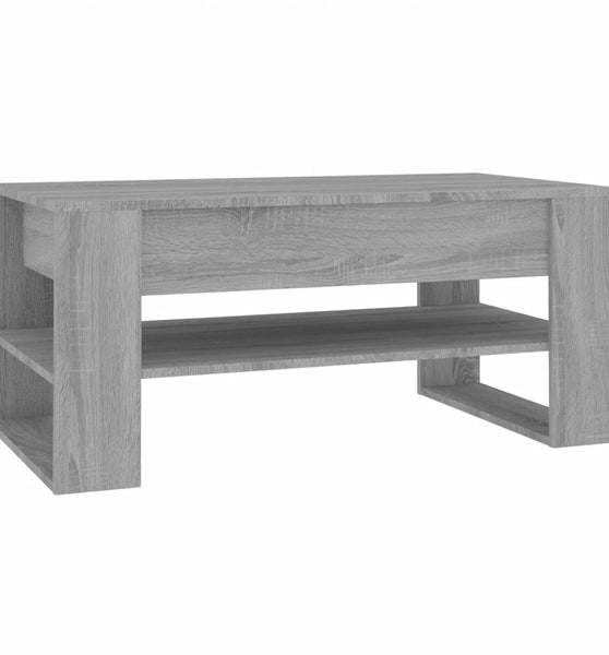 Couchtisch Grau Sonoma 102x55x45 cm Holzwerkstoff