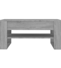 Couchtisch Grau Sonoma 102x55x45 cm Holzwerkstoff