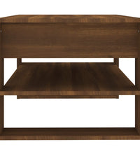 Couchtisch Braun Eichen-Optik 102x55x45 cm Holzwerkstoff