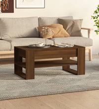 Couchtisch Braun Eichen-Optik 102x55x45 cm Holzwerkstoff