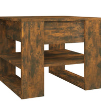Couchtisch Räuchereiche 55,5x55x45 cm Holzwerkstoff