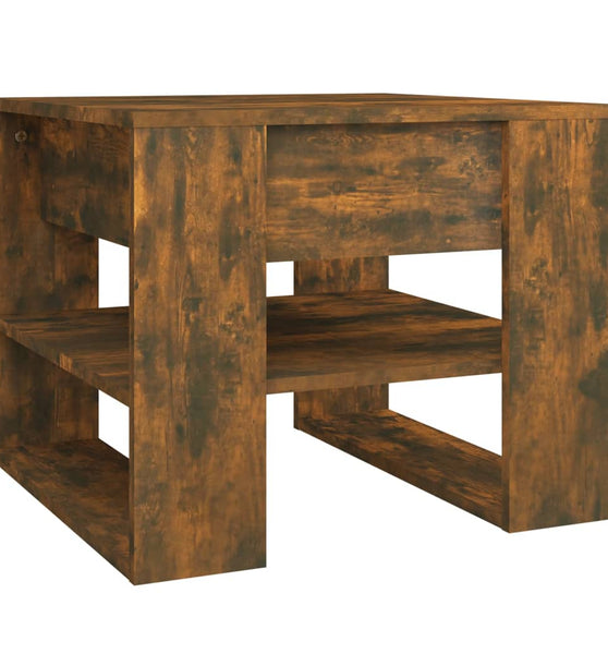 Couchtisch Räuchereiche 55,5x55x45 cm Holzwerkstoff
