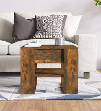 Couchtisch Räuchereiche 55,5x55x45 cm Holzwerkstoff
