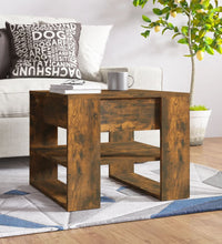 Couchtisch Räuchereiche 55,5x55x45 cm Holzwerkstoff