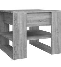 Couchtisch Grau Sonoma 55,5x55x45 cm Holzwerkstoff
